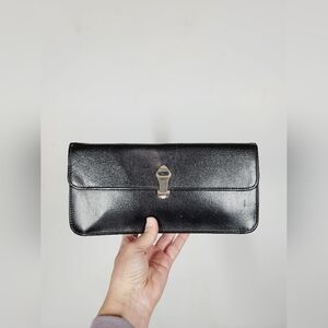 NWT Garfields London Elegant Black Clutch And Coin Purse